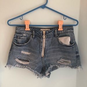 PacSun denim shorts